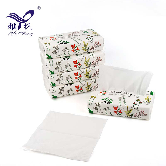 บริการ OEM ที่นุ่มนวลและเรียบเนียนเยื่อไม้บริสุทธิ์ 2Ply Soft Pack กระดาษเช็ดหน้า
