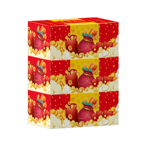 Sunton คุณภาพสูง 2 ชั้น Virgin Wood Paper Box เนื้อเยื่อใบหน้า 180 แผ่น